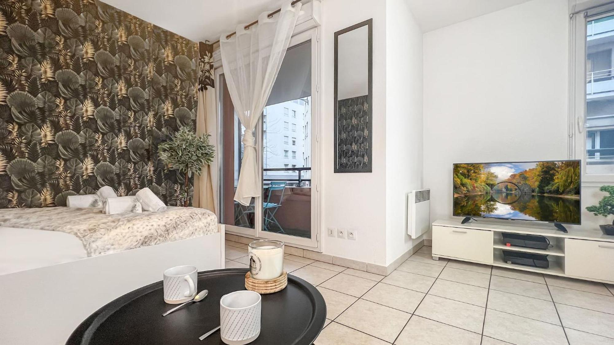 Homey Wild - Proche Gare Et Tram - Proche Centre - Balcon Prive - Parking Prive - Wifi Gratuit Анмас Екстериор снимка