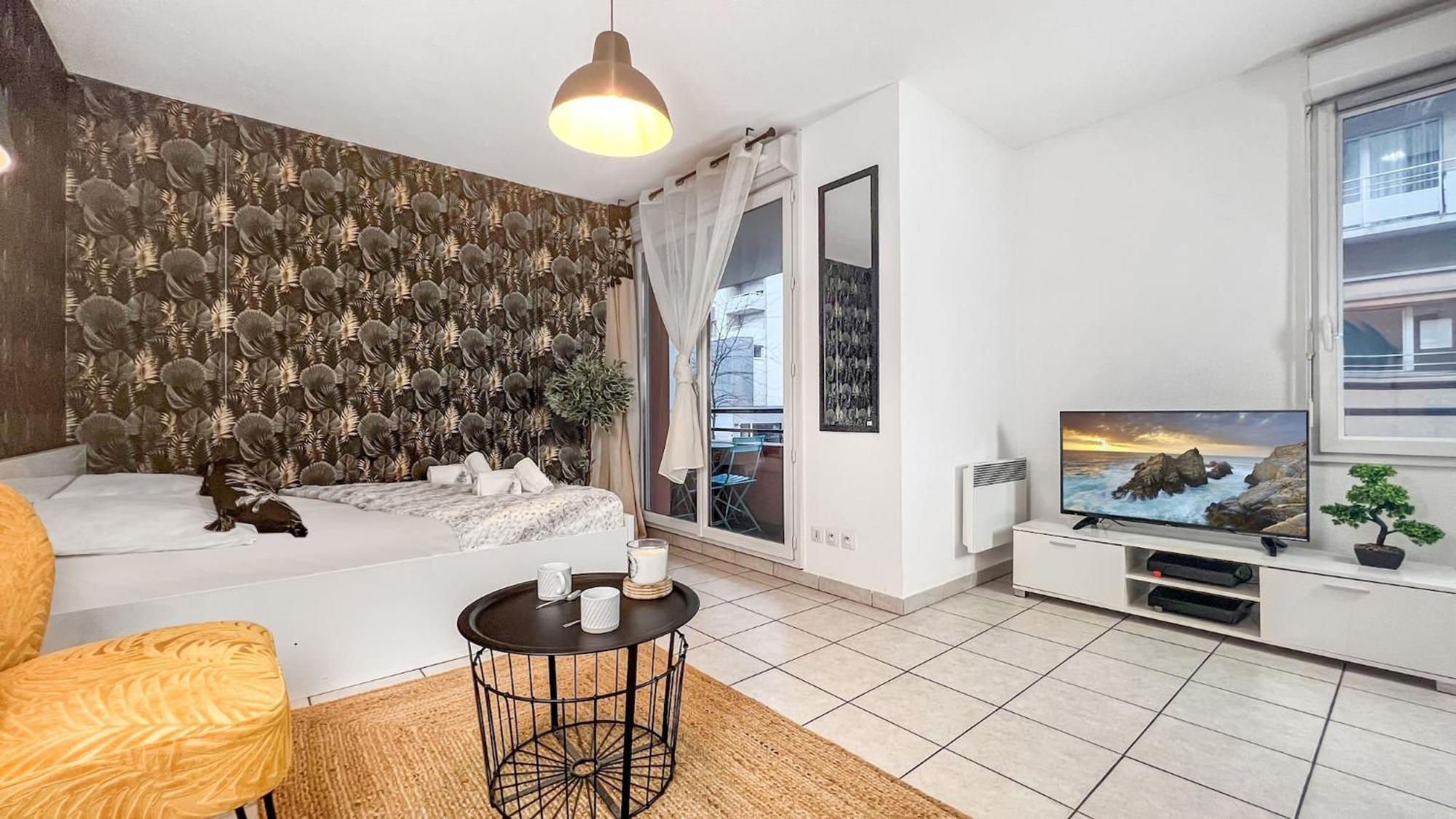 Homey Wild - Proche Gare Et Tram - Proche Centre - Balcon Prive - Parking Prive - Wifi Gratuit Анмас Екстериор снимка